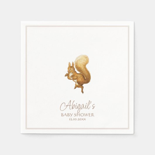 Classic Peter the Rabbit Baby Shower Serviette (Vorderseite)