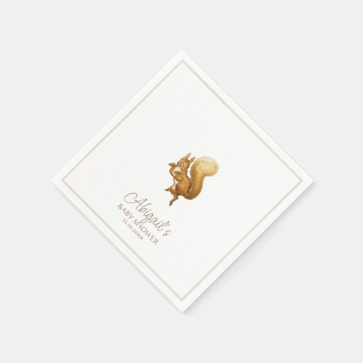 Classic Peter the Rabbit Baby Shower Serviette (Ecke)