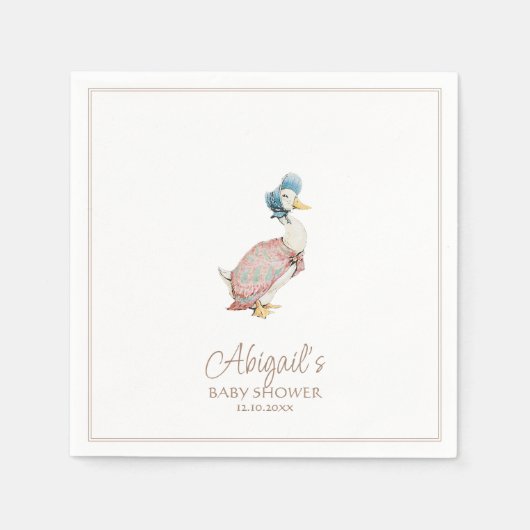 Classic Peter the Rabbit Baby Shower Serviette (Vorderseite)