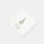 Classic Peter the Rabbit Baby Shower Serviette (Ecke)