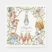 Classic Peter the Rabbit Baby Shower Serviette (Vorderseite)