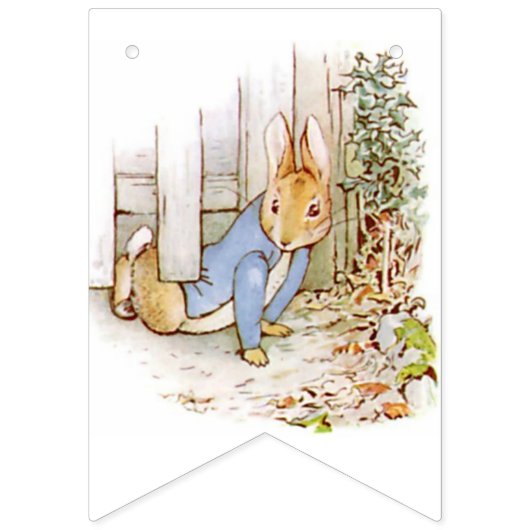Classic Peter the Rabbit Baby Shower Wimpelkette (Zweite Fahne)