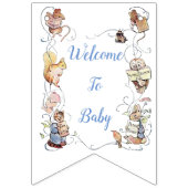 Classic Peter the Rabbit Baby Shower Wimpelkette (Erste Fahne)