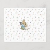 Classic Peter the Rabbit Twin Shower Advice Card (Rückseite)
