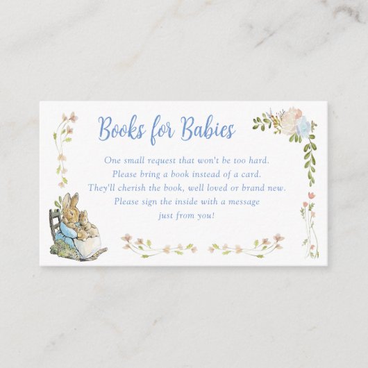 Classic Peter the Rabbit Twins Books for Babies Begleitkarte (Vorderseite)