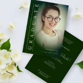 Classic Photo Green Shades Graduation Party