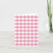 Classic Pink Gingham Patten  (Vorderseite)