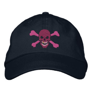 Classic Pirate Crossbones Skull Stickerei Bestickte Kappe