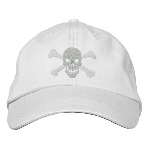 Classic Pirate Crossbones Skull Stickerei Bestickte Kappe