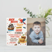 Classic Pirate - Einladung zum Foto (Stehend Vorderseite)