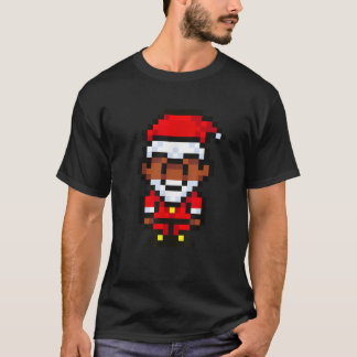 Classic Pixel Figurine Santa Claus T-Shirt