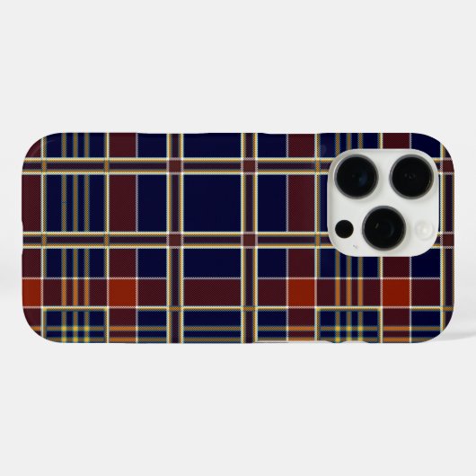 Classic Plaid Case-Mate iPhone Hülle (Rückseite (Horizontal))