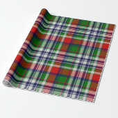 Classic Plaid Christmas Gift Wrap – Cozy Holiday Geschenkpapier (Ungerollt)