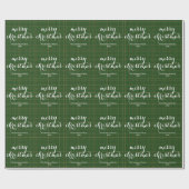 Classic Plaid Merry Christmas Festive - Geschenkpapier (Flach)