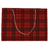 Classic Plaid Merry Christmas Festive -  Große Geschenktüte (Rückseite)