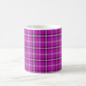 Classic Plaid Pink Black Kaffeetasse (Mittel)
