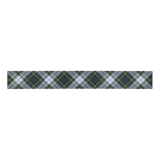 Classic Plaid Rustic Gordon Check Tartan Ripsband (Vorderseite)