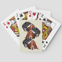 Classic Playing Cards: Basset Hound Spielkarten