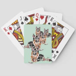 Classic Playing Cards German Shepherd Spielkarten