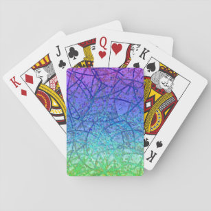 Classic Playing Cards Grunge Abstrakte Kunst Spielkarten