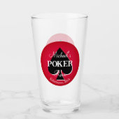 Classic Playing Cards Poker Room Glass - Spade Glas (Vorderseite)