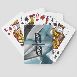 Classic Playing Cards Trend Abstrakt Blue Ocean Spielkarten