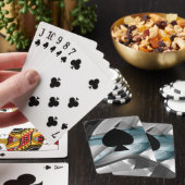 Classic Playing Cards Trend Abstrakt Blue Ocean Spielkarten (In Situ)