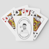 Classic playing cards with a funny back spielkarten (Rückseite)