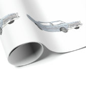 Classic Plymouth Fury 1965 Mopar American Car Geschenkpapier (Rolleneckpunkt)