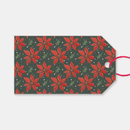 Classic Poinsetta Geschenkanhänger