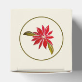 Classic Poinsettia Einfach Niedlich Moderne Weihna Geschenkschachtel (Oben)