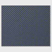Classic Polka Dot Pattern Wrapping Paper Roll Geschenkpapier (Flach)