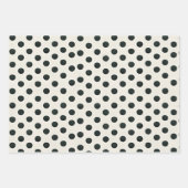Classic Polka Dot White Red Black Tie Collection Geschenkpapier Set (Vorderseite 3)