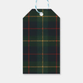 Classic Polo Teddy Bear Preppy Plaid Baby Shower  Geschenkanhänger (Rückseite)