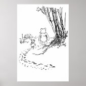 Classic Pooh Bear & Piglet Spaziergang durch das P Poster (Vorne)