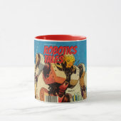 Classic Pop Art Sci-Fi Comic Robot Cover Tasse (Zentrum)