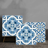Classic Portuguese  Blue and White Mediterranean P Fliese