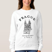 Classic Prague Czech Republic Landscape Sweatshirt (Vorderseite)