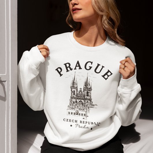 Classic Prague Czech Republic Landscape Sweatshirt