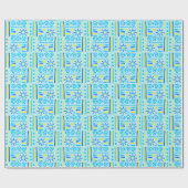 Classic Premium Monogram Celebration Mother Day Geschenkpapier (Flach)