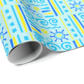 Classic Premium Monogram Celebration Mother Day Geschenkpapier (Rolleneckpunkt)