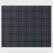 Classic Preppy Blue Tartan Plaid Pattern Geschenkpapier (Flach)