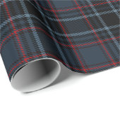 Classic Preppy Blue Tartan Plaid Pattern Geschenkpapier (Rolleneckpunkt)
