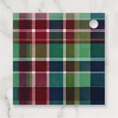 Classic Preppy Charm Baby Shower Geschenkanhänger (Rückseite)