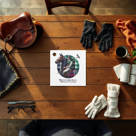 Classic Preppy Charm Baby Shower Geschenkanhänger