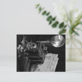 Classic Press Camera Postkarte (Stehend Vorderseite)