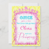Classic Princess Party Invites Einladung (Vorderseite)