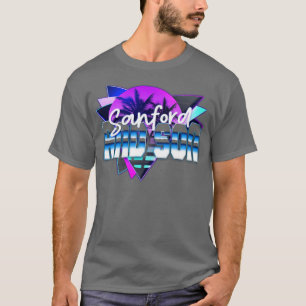 Classic Proud Name Sanford Birthday 70er 80er 90s T-Shirt