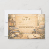 Classic Psychology Graduation RSVP Karte (Vorderseite)