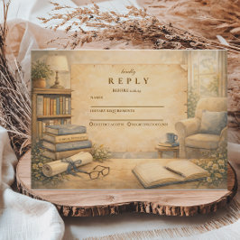 Classic Psychology Graduation RSVP Karte